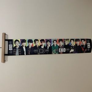 EXO rare ot12 kpop towel banner